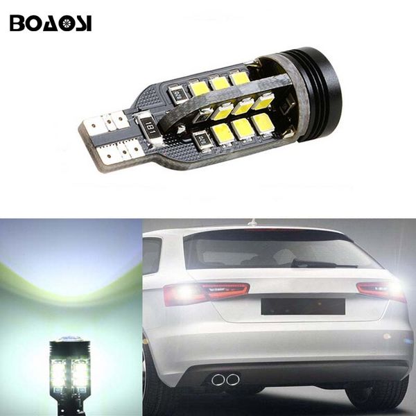 

BOAOSI Canbus T15 Светодиодные обратные огни W16W 2835SMD Автомобильные светодиодные лампы ре