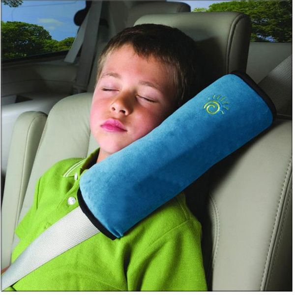 Atacado-Baby Auto Pillow Car Protect Ombro Almofada Kids Seat Belt Almofadas Baby Safety Belt Proteja Shoulder Pad ajustar assento do veículo