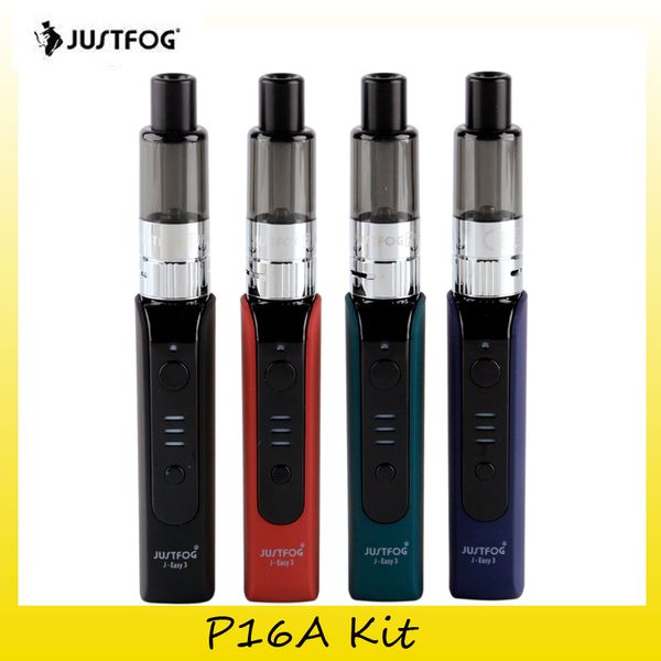 

Аутентичные Justfog P16A Starter Kit 900 мАч J-Easy 3 Батарея E Vape Pen для сигарет Оригинальный 1.9 мл Емкость Tank Clearomizer 100% подлинная