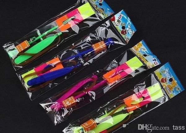 

2000pcs flash copter amazing led light up arrow rocket helicopter rotating flying toy party fun gift