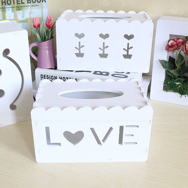 

wholesale- yazi environmental wood paper box creative european multifunctional decorative tissue box for room 19.5*12*11cm