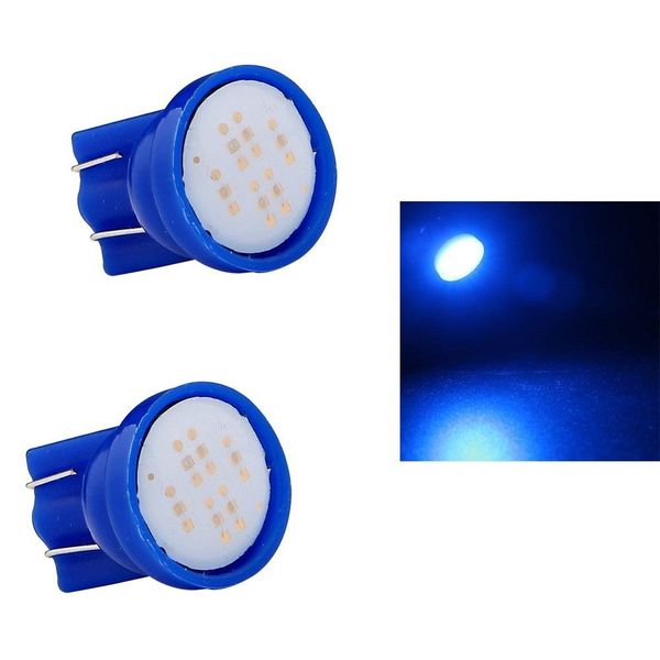 

50pcs car 194 t10 cw1 led light bulbs blue 8k 1w 2825 w5w 168 wedge license map