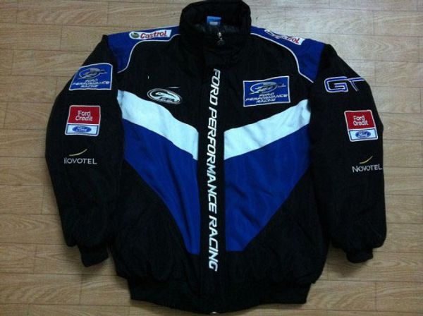 

Embroidery F1 Jacket FIA NASCAR IndyCar V8 Supercar Racing Cotton Jacket Performance Racing Jacket