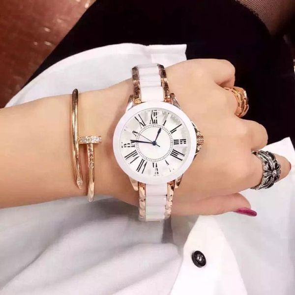 

кварцевые наручные часы леди круглый повседневная бизнес марка роскошные водонепроницаемый платье мода часы для женщин девушка подарок часы, Slivery;brown