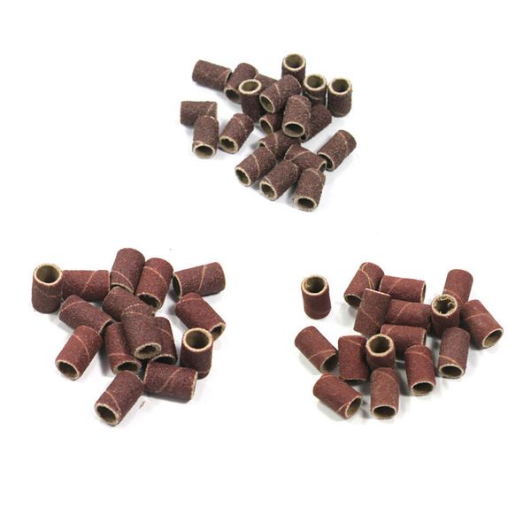 

wholesale- 150 pcs nail art 80"120"180"/50 sanding band machine replacement bits pedicure drill