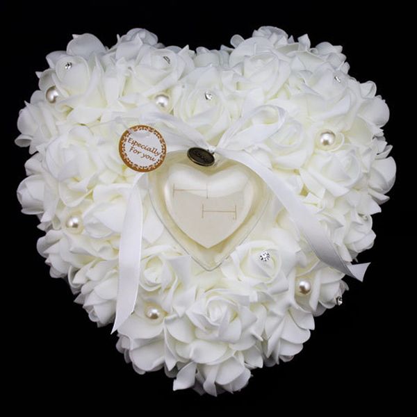 2017 новый романтический мода атласная свадебная церемония кольцо подушка брак свадебные украшения поставки обручальное кольцо коробка