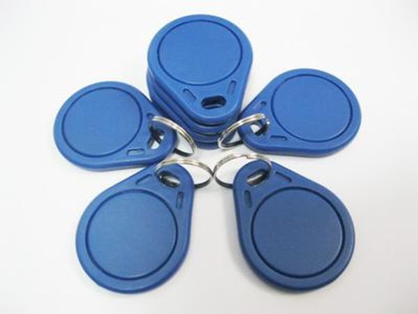 

access control card tk4100 125khz 100pcs/lot iso11785 abs rfid durable plastic id keychain tags