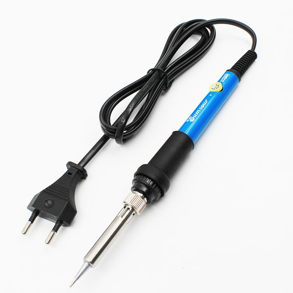 

electric soldering iron welding solder station 220v 110v 60w adjustable temperature heat pencil with 5pcs tips eu/german/us plug