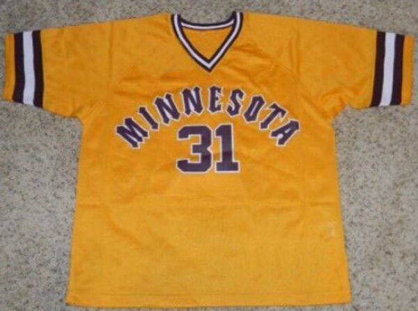 

#31 Dave Winfield Jersey Minnesota Gophers 100% Stitched Custom Baseball Jerseys Any Name & Number Free Shipping