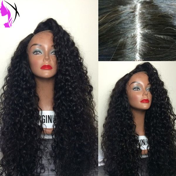 

Cheap Freetress Hair Kinky Curly Wig Synthetic Lace Front Wigs With Baby Hair Front Lace Wig Synthetic Afro Hair For Black Women