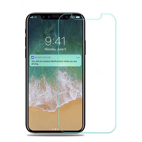 

tempered glass screen protectors for iphone x xr xs max i6 7 8 mixed types support 9h clear 2.5d-yh0001