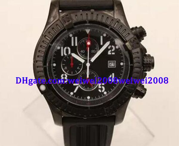 

luxury watch Â chronograph quartz watch black dial men's watch black rubber belt black skeleton men's wristwatch, Slivery;brown