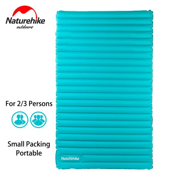 

wholesale- naturehike inflatable mattress for 2~3 person 200x120x9.5cm big size portable air pad nh17t120-u