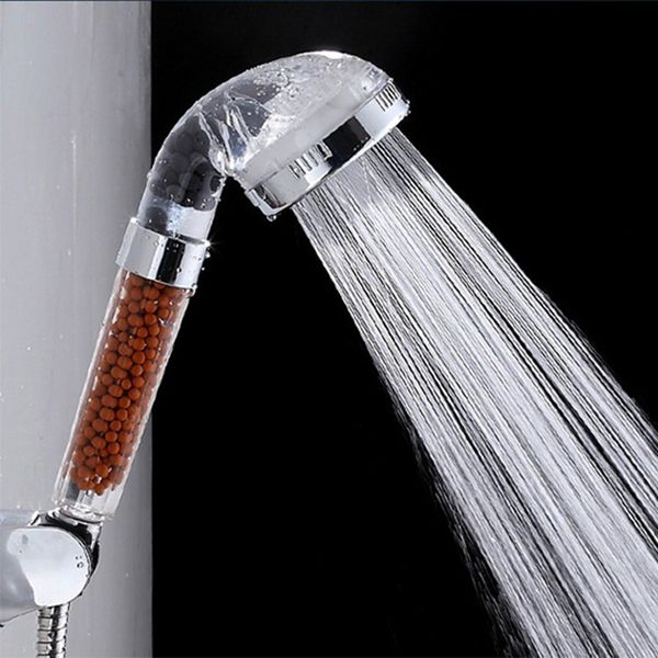 

Brand New Anion SPA Head Shower Handheld Water-saving Bath Shower Nozzle Sprinkler Sprayer Filter Transparent Free Shipping