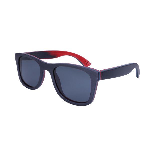 

wholesale- berwer 2017 skateboard men sunglasses handmade sunglasses uv400 protection wood woman sunglasses, White;black