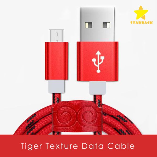 

Byloly 3FT 5FT 6FT Tiger Stripe Braid USB-кабель для передачи данных Кабель для быстрой зарядки для