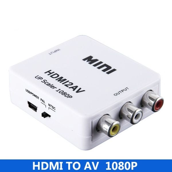 

HDMI2AV 1080P HD видеоадаптер HDMI в AV конвертер CVBS + L / R HDMI в RCA 30 шт. / Лот