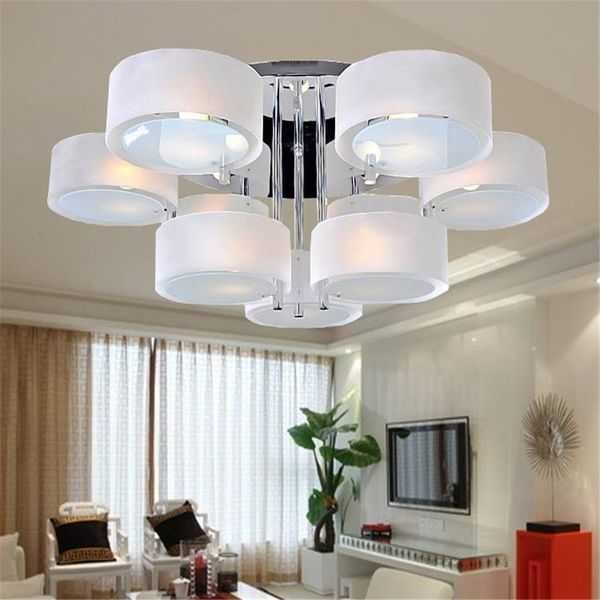 

Modern acrylic gla led ceiling light 3 5 7 head lamp fa hion living room light bedroom lighting pendant lamp dia53cm 65cm 85cm downlight