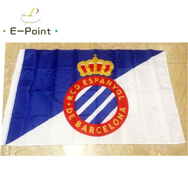 

Испания RCD Espanyol тип B 3*5ft (96 см*144 см) полиэстер флаг баннер Нидерланды украшения лет
