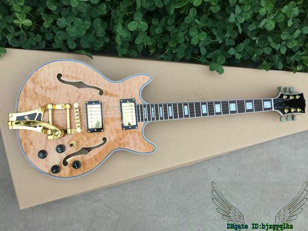 

Natural wave 335 cla ic jazz guitar with tremolo china guitar whole ale from china