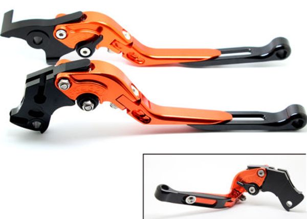 

cnc brake clutch levers set foldable extending for yamaha yzf r6 99-04 r1 02-03