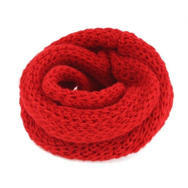 

wholesale- fashion 1 pcs winter baby kids girls boys warm shawl scarf knitted wool neck warmer for christmas new year gift selling