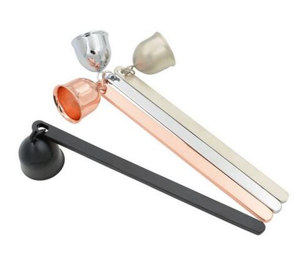 

из нержавеющей стали свечи пламени табакерки фитиль триммер инструмент потушить огонь на колокол форме подходят для домашней вечеринки