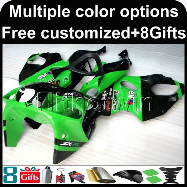 

23color 8gift green body motorcycle cowl for kawa aki zx 7r 1996 2003 96 97 98 99 00 01 02 03 zx 7r 1996 2003 ab pla tic fairing