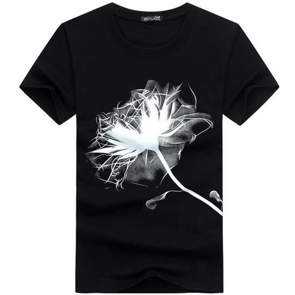 

Мужская топы тис 2017 лето новый хлопок O шеи с коротким рукавом футболки мужская мо