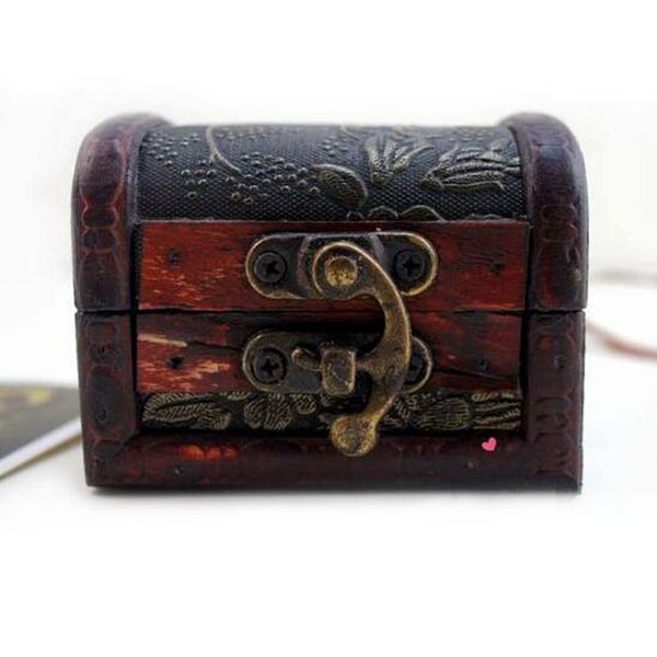 

Vintage jewelry box organizer torage ca e mini wood flower pattern metal container handmade wooden mall boxe