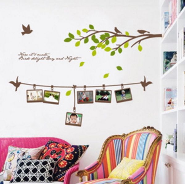 

новый дизайн листьев стены стикеры art декаль клей removeable обои mural наклейки для детей спальня девочек гостиная декоративно