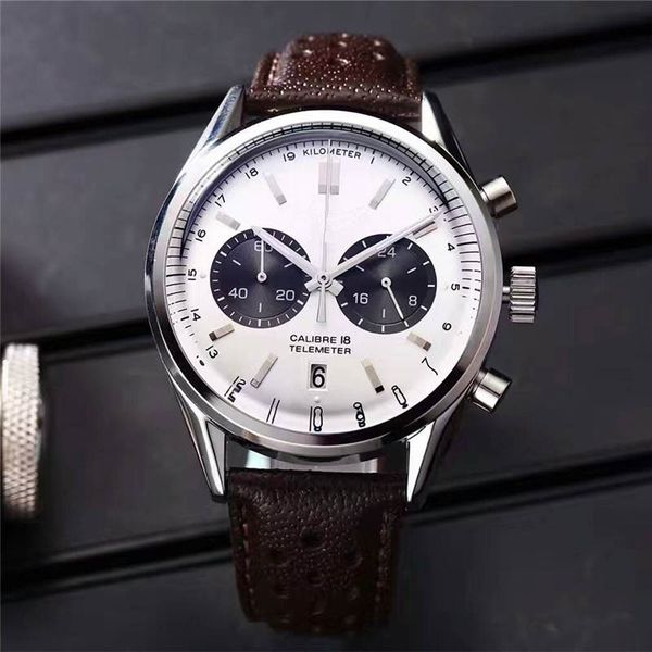 

JK factory heuer carrera series роскошные мужские часы импортные Япония кварцевый механизм кор