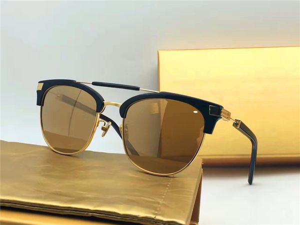 

new men brand sunglasses frency&mercucy sunglasses vintage retro nuevo square frame mirror lens fashion summer style steampunk style, White;black