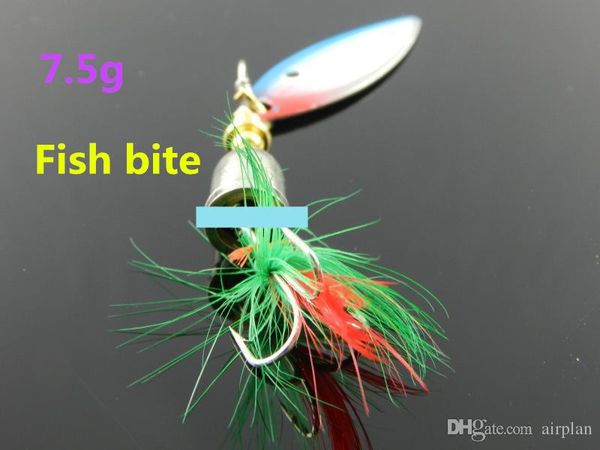 

5pcs of jigging hard fishing lure artificial bait wobbler lead fish metal spoon fishing lure with feather spinnerbait pesca fishing hooks