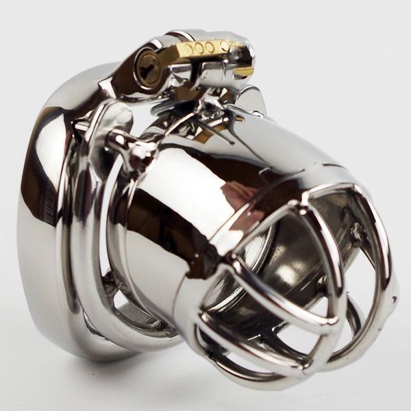 

male chastity stainless steel anti off version short paragraph ball stretcher toys for men male chastity device cpa271