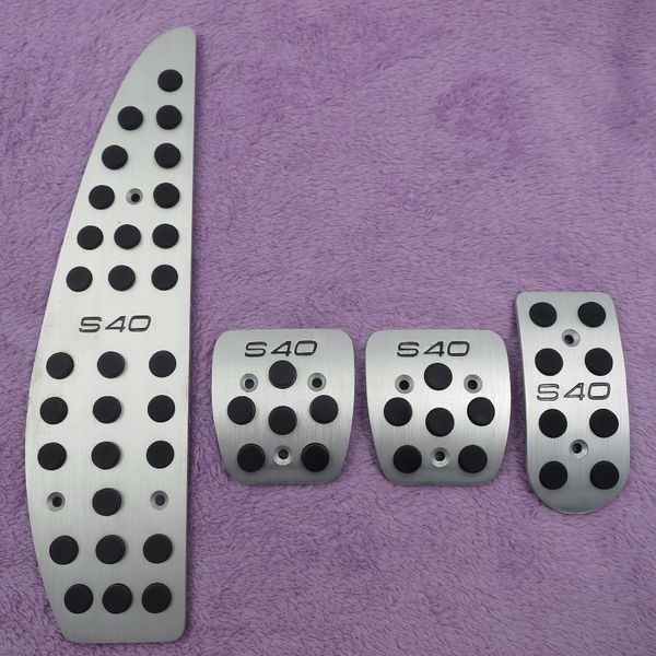 

car accessories for volvo s40 manual fuel brake foot rest pedals plate non slip accelerator mt pads styling cover sticker