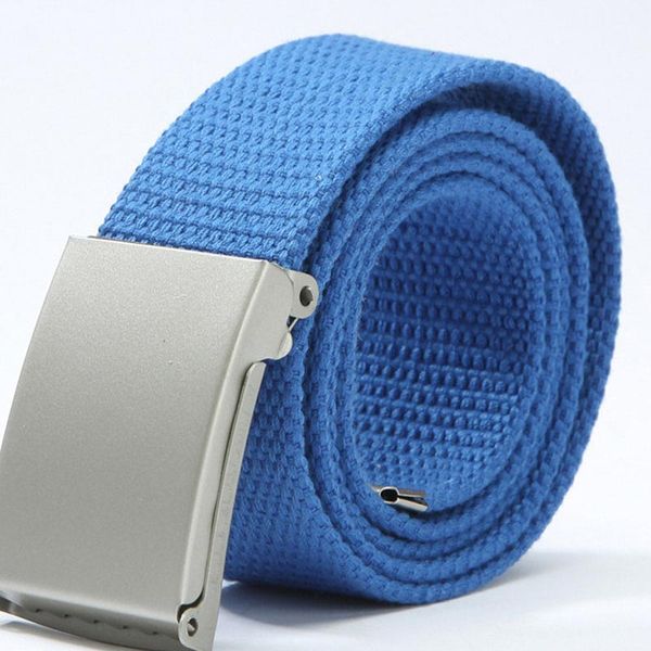 

wholesale- men belt - simple the new trend of fashion candy canvas belt men's belts #1841103, Black;brown