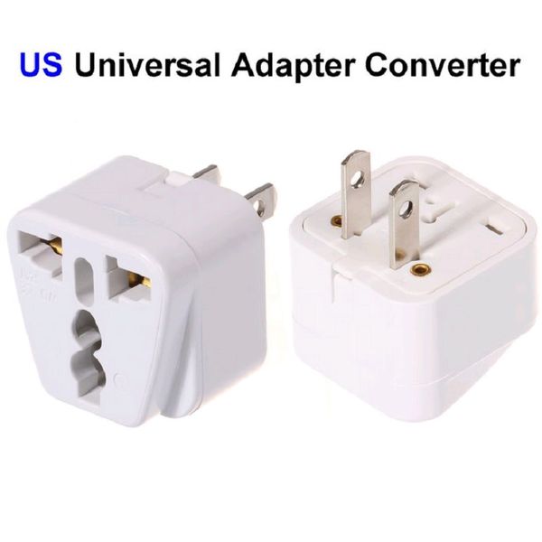 Universal European Eu To Us Usa Power Plug Adapter Travel Charger Converter Electrical Supplies Electrical Outlet Adapters Converters