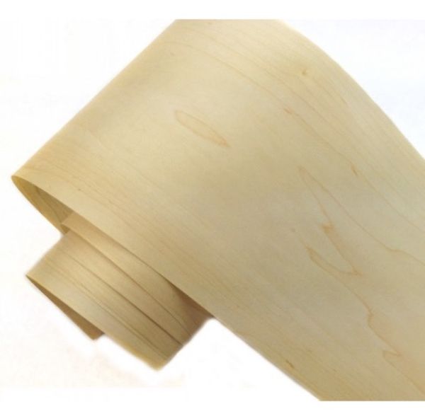

l:2.5meters/pcs wide:200mm thickness:0.2mm natural canada white maple veneer decoration speaker manual leather veneer