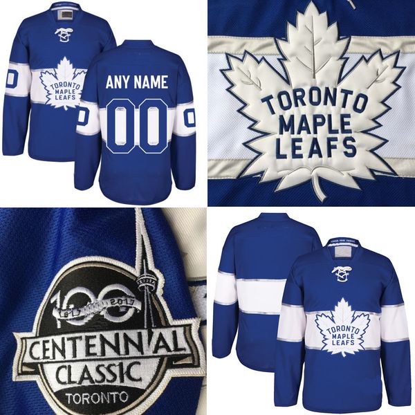 

Toronto Maple Leafs 2017 Centennial Classic Jersey 100 Anniversary Patch Matt Hunwick 8 Connor Carrick 11 Zach Hyman 12 Connor Brown Hockey