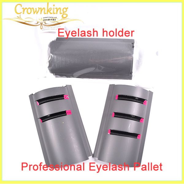 

wholesale- new fashion crownking eyelash pallet and glue holder