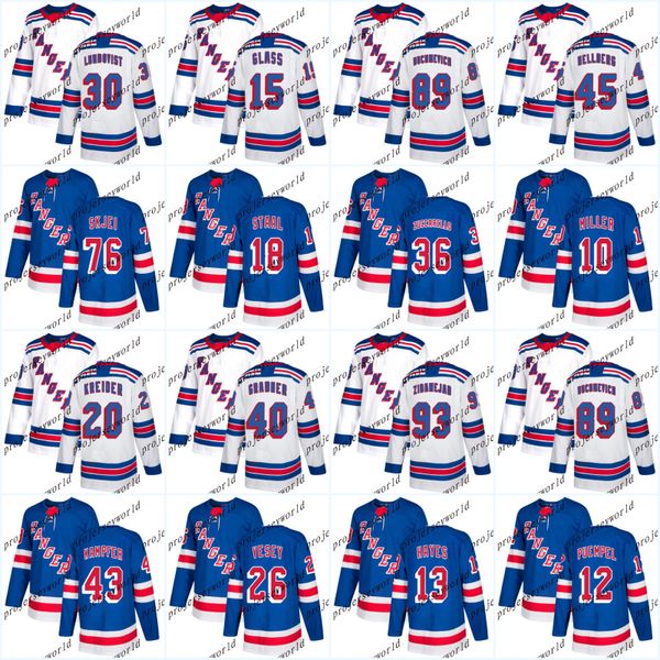 

New York Rangers Jerseys Mens' 2017-2018 Season 61 Rick Nash 27 Ryan McDonagh 30 Henrik Lundqvist 36 Mats Zuccarello Hockey Jerseys
