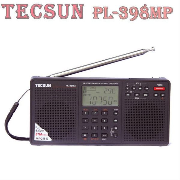 TECSUN PL-398MP Digital Radio FM MW//AM LW SW Full Bands DSP LCD MP3 Radio Player