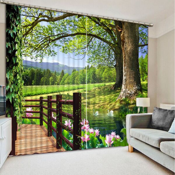 

new custom 3d beautiful balcony 3d curtain fashion decor home decoration for bedroom
