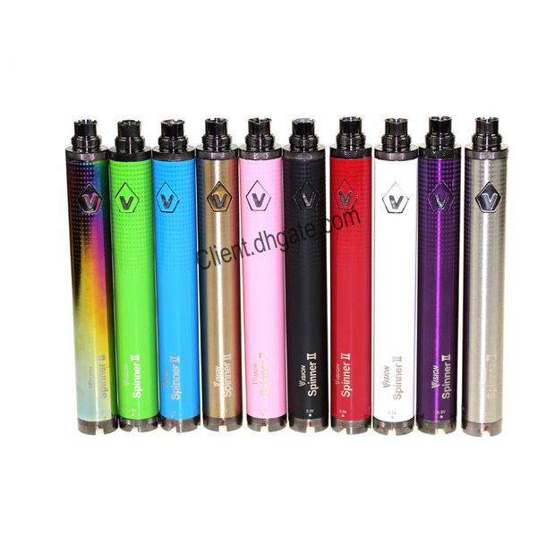 

Cheapest Vision Spinner 2 Battery 1650 Adjustable Voltage 3.3~4.8V Spinner II Vape Pen 510 Thread 10 Colors in Stock
