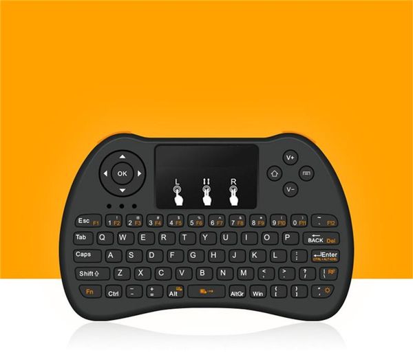 

2,4 ГГц беспроводной H9 Fly Air Mouse Mini QWERTY клавиатура с сенсорной панелью для Android TV Box ди