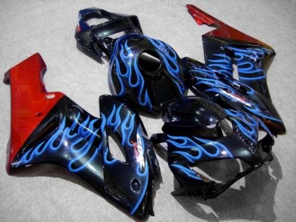 

Motorcycle fairing kit for honda cbr1000rr 04 05 cbr 1000rr 2005 2004 cbr1000rr ab blue flame black fairing et 7gift h 52