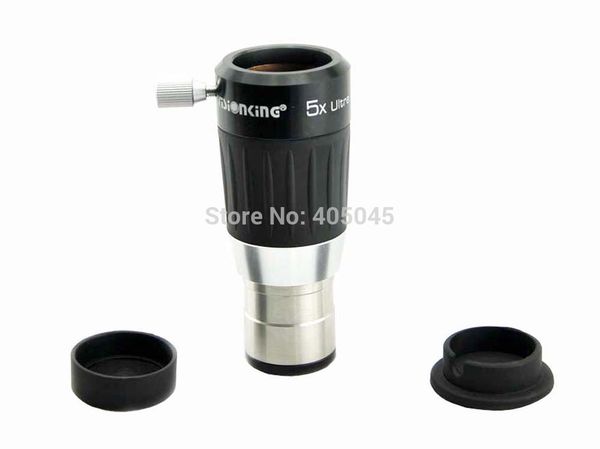 

visionking high power 5x 4-element barlow lens for 1.25'' telescope eyepiece metal body barlow lens/camera t adapter quality
