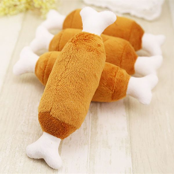 

cute dog toys pet puppy chew squeaker toys sound chicken legs fashion designs toys pet accessories products for small dogs pets