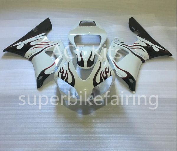 3Gifts Nuove vendite calde kit carenature bici per YAMAHA YZF-R1 1998 1999 R1 98 99 YZF1000 Cool Red White SX22